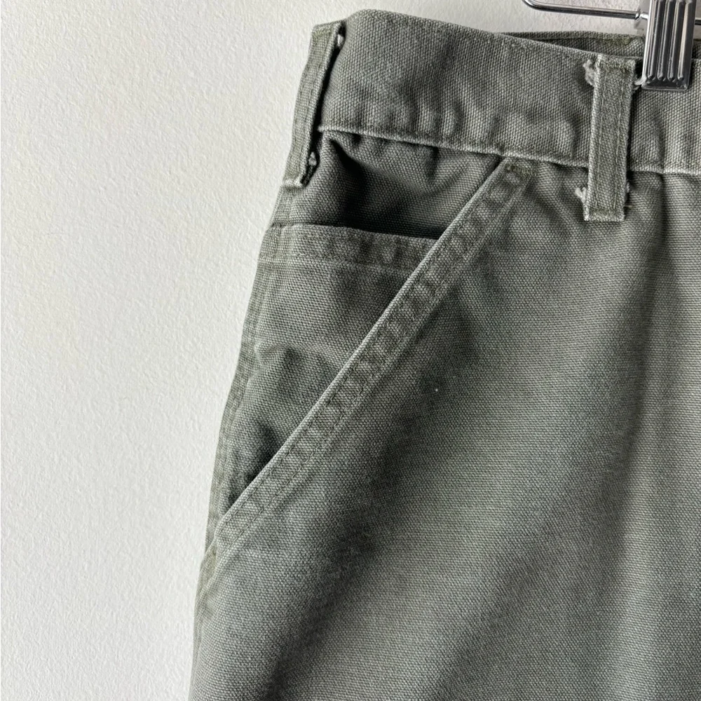 Men's Carhartt Dungaree Fit green color‎ cargo pants  size 40x32